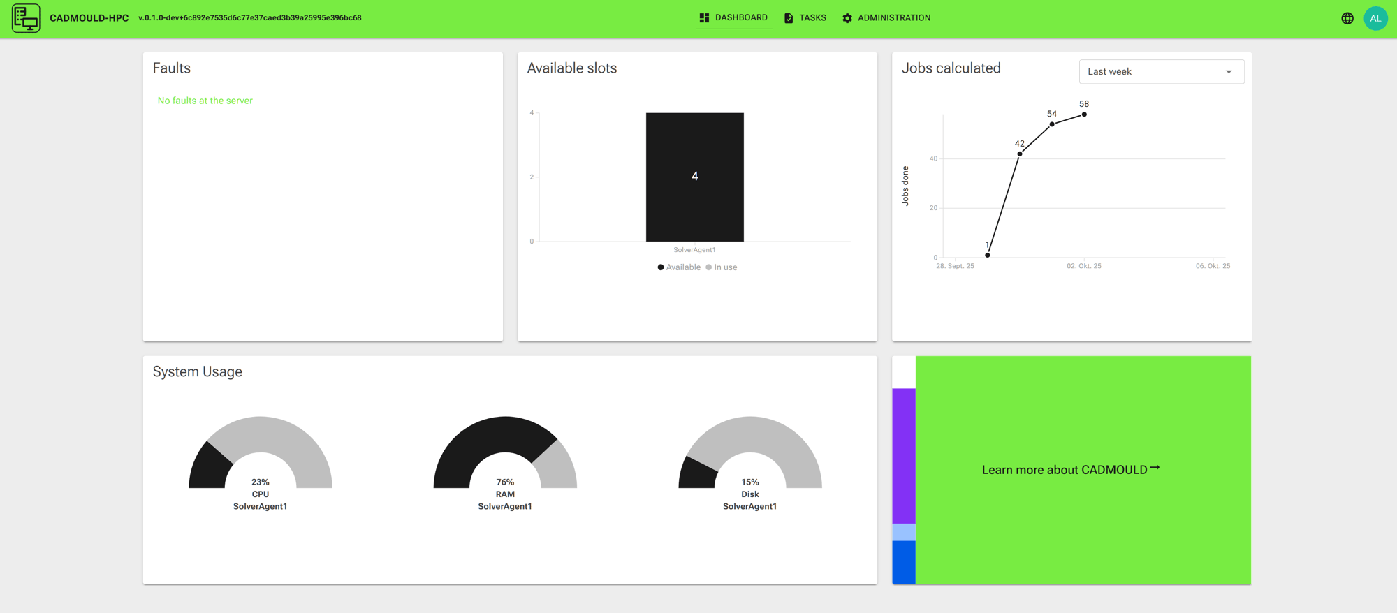 On-Prem Job Dashboard